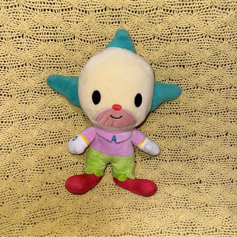 Universal Studios Simpson Krusty The Clown Cutie Plush Toy 10”